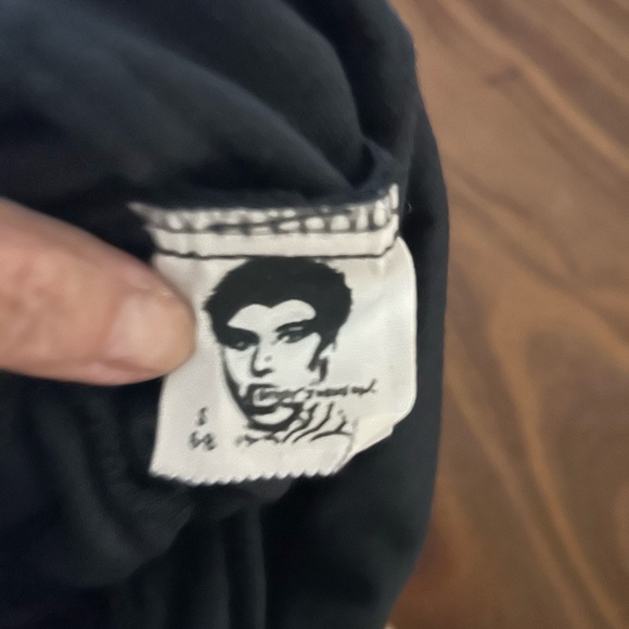 Vintage 80s Betsy Johnson Velour Turtleneck Sweater - Picture 4 of 4